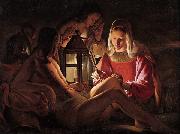 Georges de La Tour Saint Sebastian Tended by Irene oil painting picture wholesale